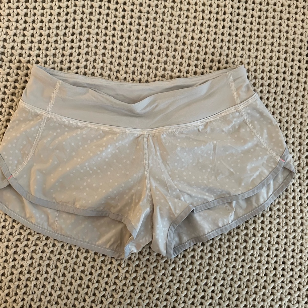 Polka dot lululemon shorts